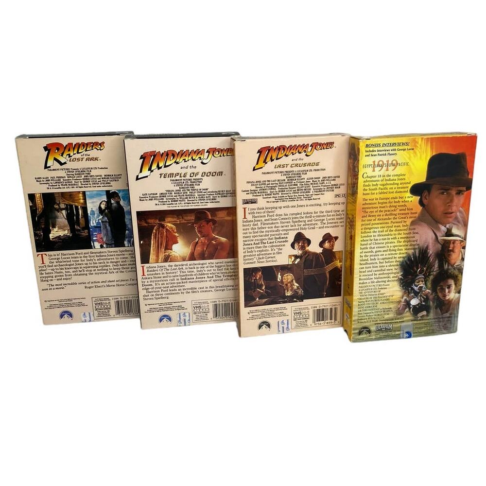 Indiana Jones VHS Bundle Box Set - Picture 2 of 15